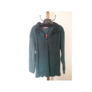 NWT Oak Valley Mens Zippered Fleece Pullover Large